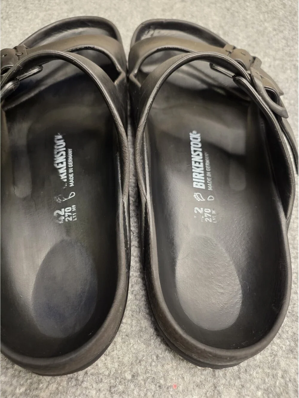 Birkenstock Arizona EVA Black Sandals Regular Fit Men US 9 Women US 11 EU 42